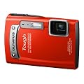 OLYMPUS �f�W�^���J���� TG-320 ���b�h 3m�h�� 1.5m�ϗ����Ռ� -10���ϒቷ 1400����f ���w3.6�{�Y�[�� DUAL IS �n�C�r�W�������[�r�[ 2.7�^LCD �L�p28mm 3D�t�H�g�@�\ TG-320 RED