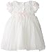 Blueberi Boulevard Baby Girls' Short Sleeve Dress with Mesh Skirt