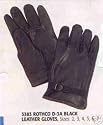 G.I. Style D3A Leather Gloves, sizes 2-7