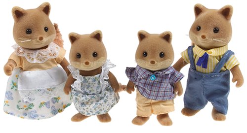Childrens Toyshop  Toys : Calico Critters Slydale Fox Family
