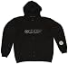 LIGHT Hooded ZipSweat 3D VELVET, YET BLACK