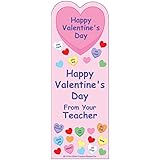 "Valentine ""From Your Teacher"" Bookmarks"