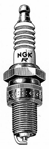 NGK Spark Plugs box of 10, BPR6EFS