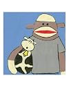 Sock Monkey #45 Emerging Artists Giclee Poster Print by Brenda Young, 8x10