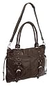 Nicole Faux Leather Shoulder Tote Bag with Crossbody Belt NB01