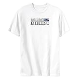 T-Shirt White Elegant Flag  Bikini  Marshall Islands City