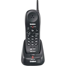 Uniden EXP 971 900 MHz Analog Cordless Phone (Black)