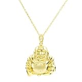 Lucky Buddha Gold Plated Necklace