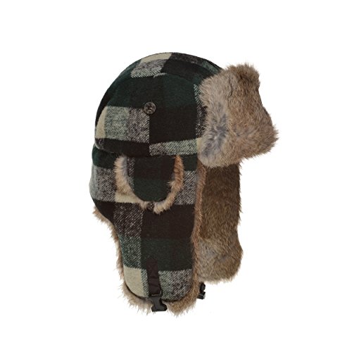 Mad Bomber New Wool Hat with Rabbit Fur