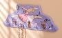 Pack of 4 Ballerina Dancer Photo Frame & Peg Children's Wall Racks