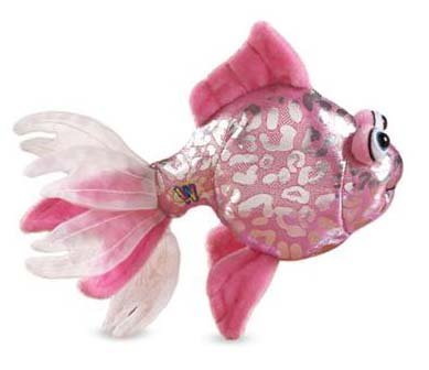 41P9WJufm4L LilKinz Mini Plush Stuffed AnimalPink Glitter Fish
