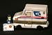 Postal Service Mail Carrier Truck Porcelain Hinged Trinket Box phb