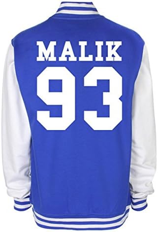 Minamo Zayn Malik Date Of Birth Varsity Jacket X-Large (46-48 inches) Blue