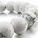 Men,Women's 10mm 12mm Bracelet Link Wrist Energy Stone White Howlite Turquoise Buddha Mala Beads Elastic