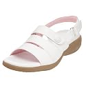Grasshoppers Women's Savannah Sandal,White,8 M