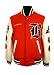 Hudson Outerwear Mens Brooklyn Wool and Leather Varsity Jacket