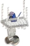 Professional Square Ceiling Pot Rack - Stainless Steel