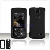 Solid Black Case Cover for Brand LG Venus VX8800 VX-8800 Protective Cell Phone Hard SNAP-ON