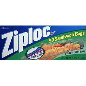 Ziploc Sandwich Bags 12-50 Count boxes