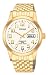 Pulsar Men's Dress Gold-Tone Stainless Steel Watch #PXN110