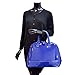 Dasein Faux Leather Dome Zip-Around Satchel