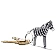 Beaded Zebra Keychain - South Africa