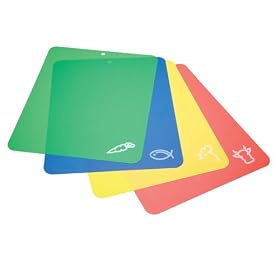 Kitchen Craft Flexible Colour Coded Cutting Mats