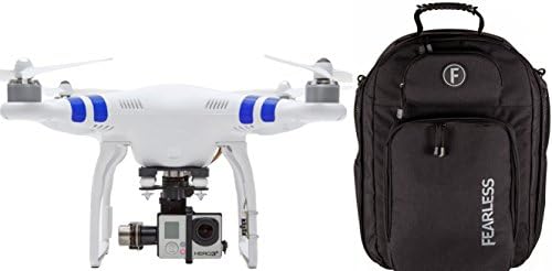 DJI Phantom 2 Quadcopter V2.0 Bundle with 3-Axis Zenmuse H3-3D Gimbal for GoPro + Fearless Backpack