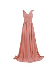 V-neck 2015 Lace Ruched Chiffon Sleeveless Evening Dress/Homecoming Dress/Prom Dress/Wedding Party Dress 