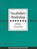 Vocabulary Workshop: Fifth Course