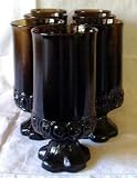 Tiffan Franciscan Madeira Smoke Ice Tea Glassware