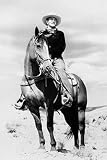 JOHN WAYNE - ON HIS HORSE - WESTERN - NEW POSTER(Size 24