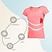 Beroy Women Casual Short Sleeve Dry Quik Top T-shirt for running,yoga