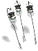 Strathwood Snowman Solar Stack Lights, 3-Pack