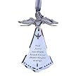 Angel Dreams Give Wings Ornament - Silver