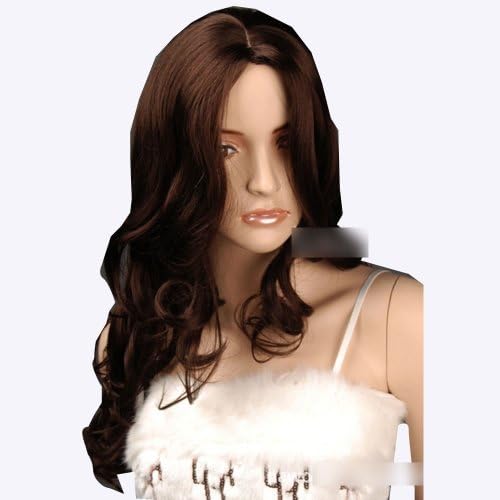 Sogood Hot Sale Fashion Dark Brown Long Wavy Women Wigs Front Lace Wigs Human Hair Wigs