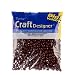 Pony Beads, Brown Op, 6 X 9mm, 720pc Pkg