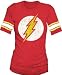 The Flash Distressed Logo Heathered Red Hockey Juniors T-Shirt Tee