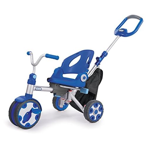 Little Tikes Fold 'n Go 4in1 Trike, Blue/Grey Epic Kids Toys