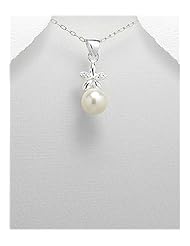 CZ Pendant Necklace In 92.5 Sterling Silver