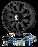 17 Inch 17x9 KMC XD SERIES wheels MISFIT Matte Black wheels rims