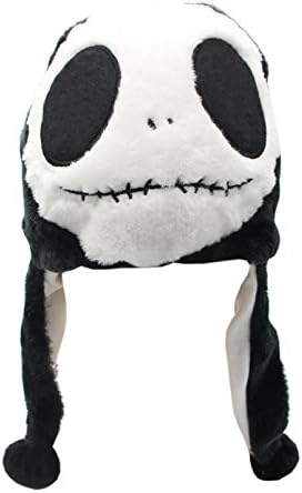 COOLYES Kids &amp; Adults Soft Plush Animal Hat Ear Flap Winter Beanie (Skull)