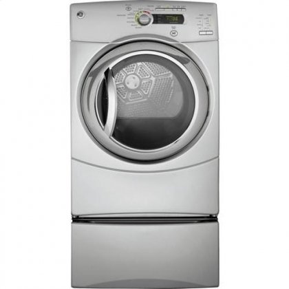 GE GFDN245E Metallic Silver Electric Dryer