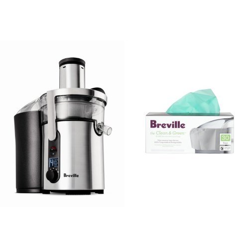 Breville BJE510XL Juice Fountain MultiSpeed and Biodegradable Juicer