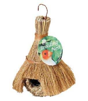 2PK Finch Tiki Hut Nest (Catalog Category: Bird / Breeding Supplies)