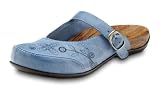 Orthaheel Womens Melissa Slip-On Mule Blue Size 8