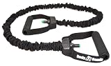 Green Tube Band Shielded with Nylon Sheath by Body Bands | Attached Handle Ends |Light Resistance | 48