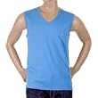 Emporio Armani blue v-neck tank.