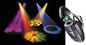 American DJ 150W compact high  performance scanner with built in programs, color /gobo combinations