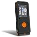 Clip-on Rubber Coated Case for Sony Ericsson W350, Black